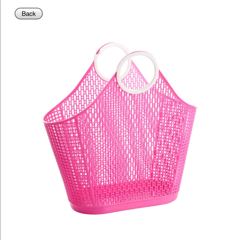 Hot pink sun jelly bag